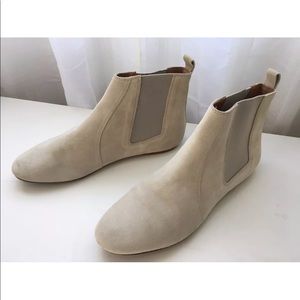 Isabel Marant Dewar Calf Velvet Leather Bootie